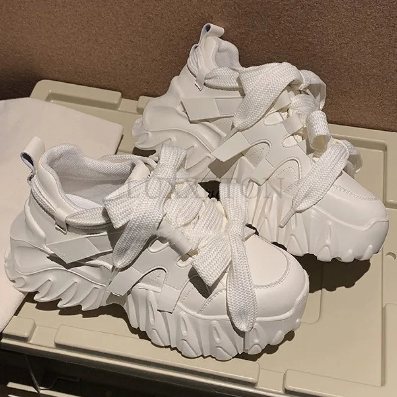 Lace-up Vulcanized Shoes