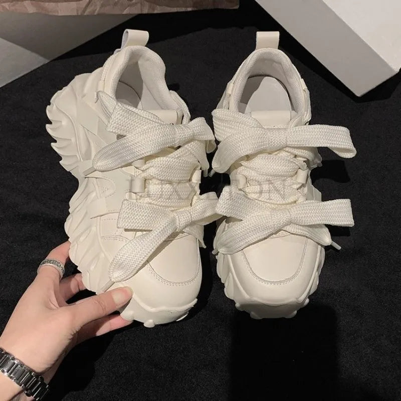 Lace-up Vulcanized Shoes