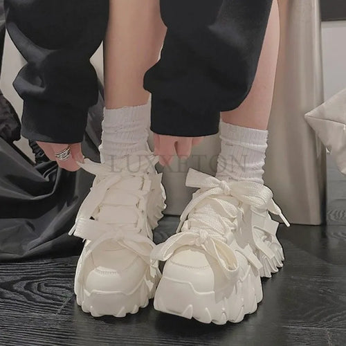 Lace-up Vulcanized Shoes